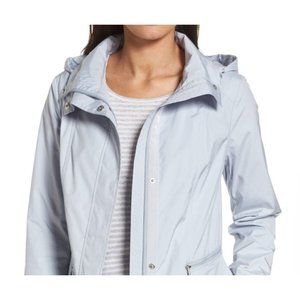 Cole Haan Travel Packable Rain Jacket Chaqueta, Añil, S Para Mujer